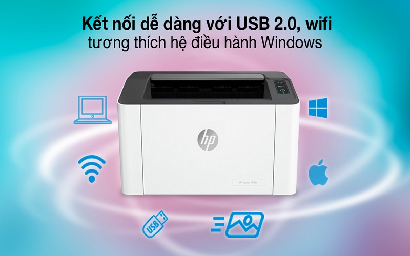 dòng máy photo HP 107w WiFi 4ZB78A