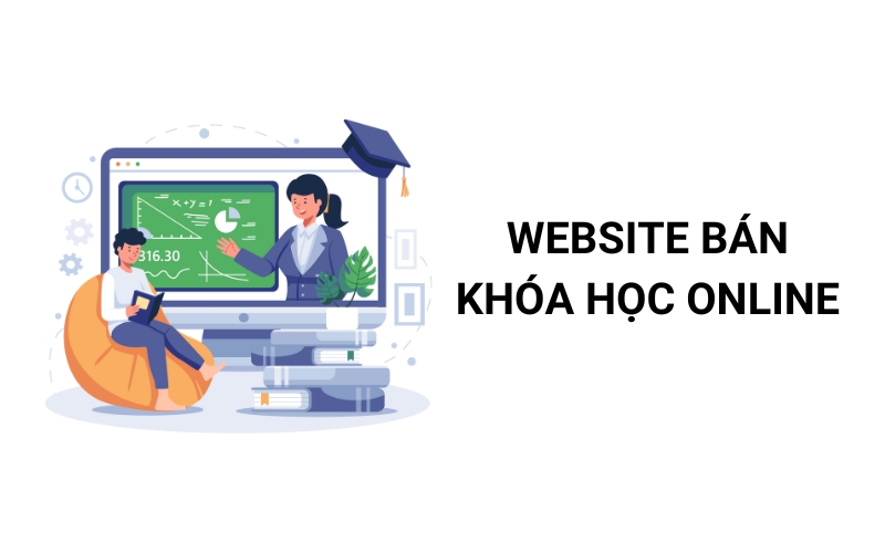 website bán khóa học online