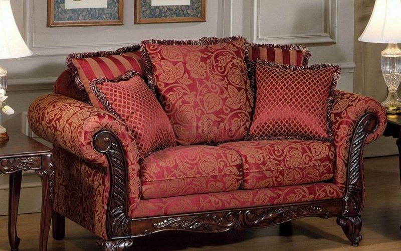 chất liệu vải gấm làm sofa