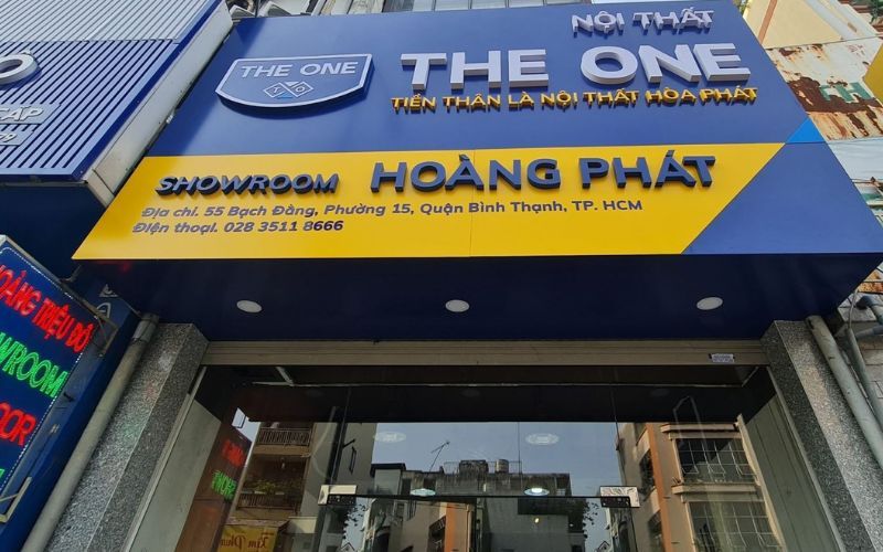 showroom nội thất văn phòng hòa phát