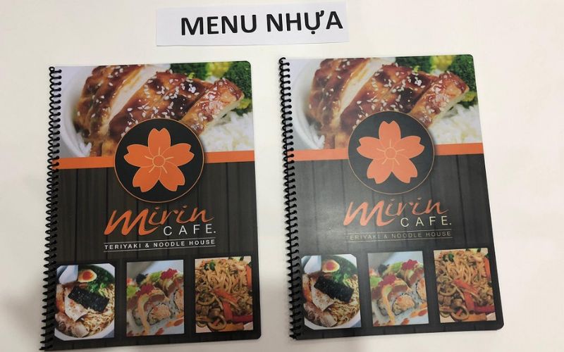 Ưu điểm và hạn chế của menu nhựa