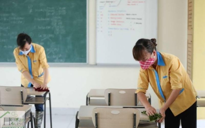 vệ sinh trường học