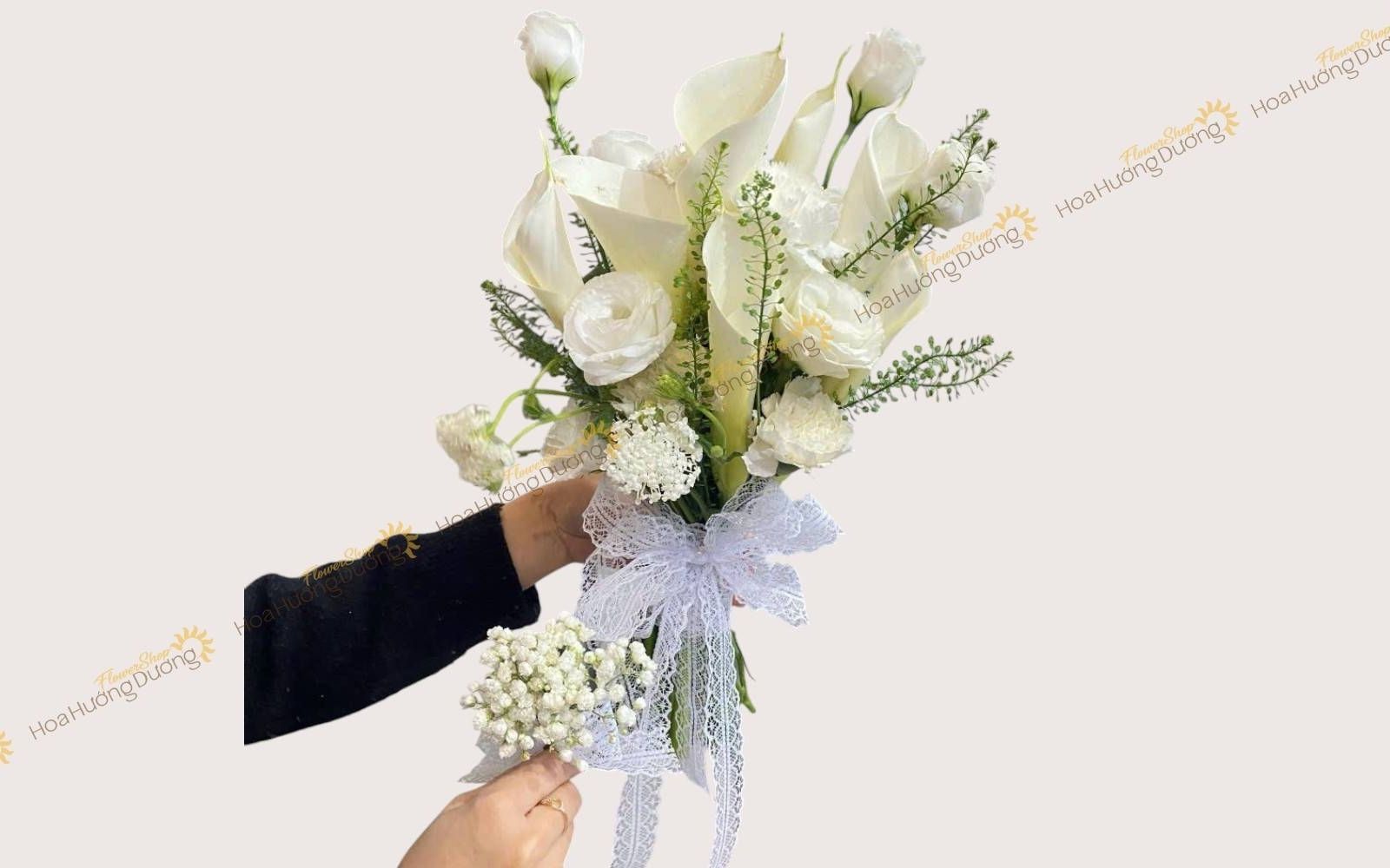 hoa cầm tay cô dâu 